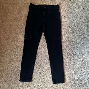 Super high rise jegging jeans American eagle outfitters 6 short petite black